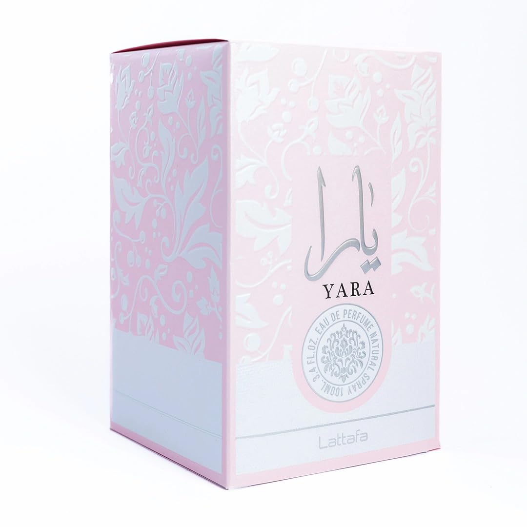 Yara Pink for Women Eau de Parfum, 3.4 Ounce / 100 ml from Lattafa
