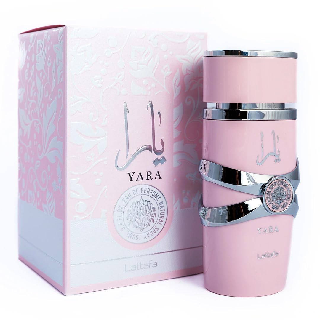 Yara Pink for Women Eau de Parfum, 3.4 Ounce / 100 ml from Lattafa