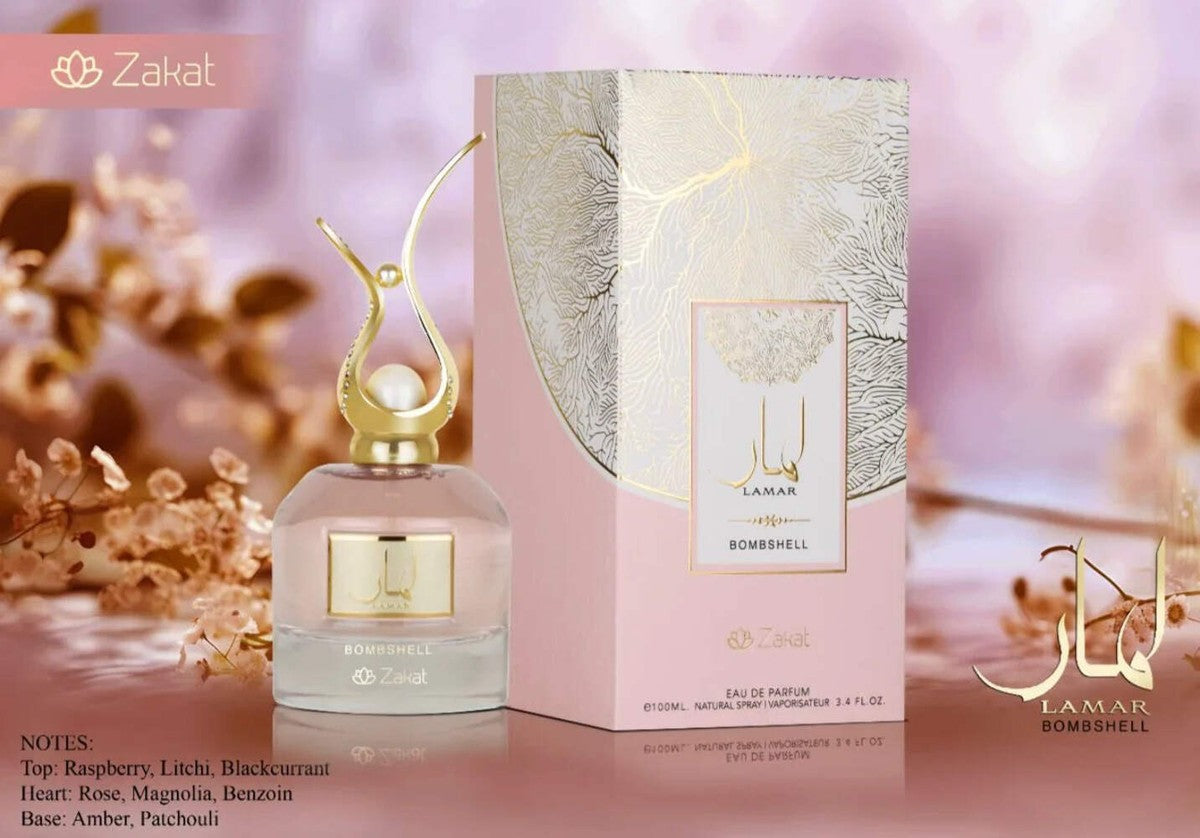 Lamar Bombshell Eau De Parfum 100 ml / 3.4 fl.oz For Women by Zakat