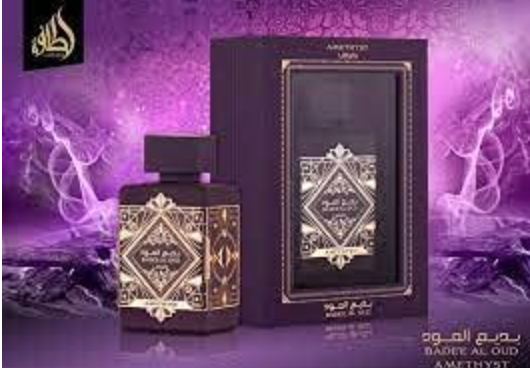 Bade'e Al Oud Amethyst for Unisex Eau de Parfum Spray, 3.4 Ounce, 100 ML from Lattafa