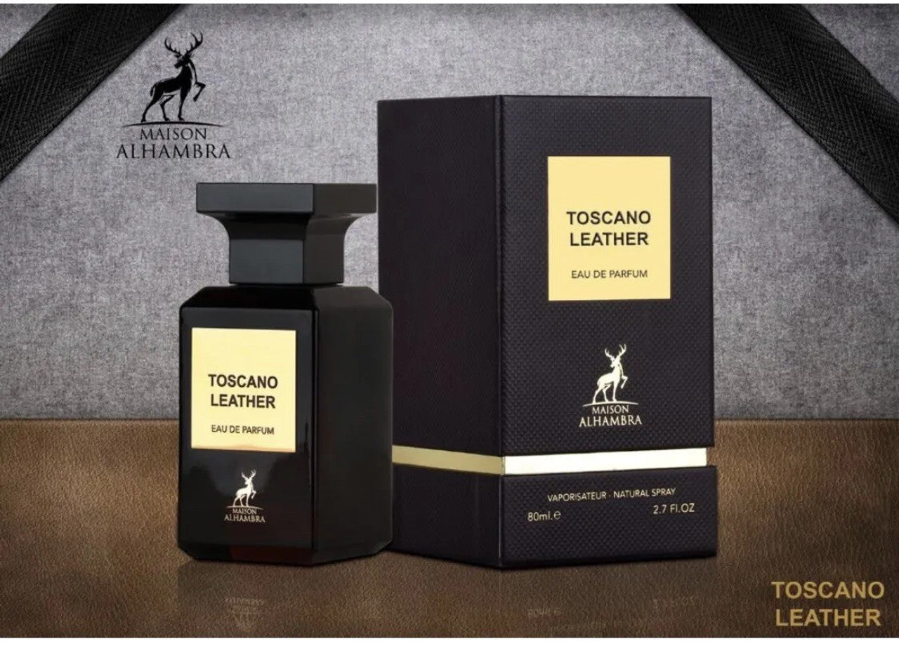 Toscano Leather Eau De Parfum 2.7 Oz by Maison Alhambra