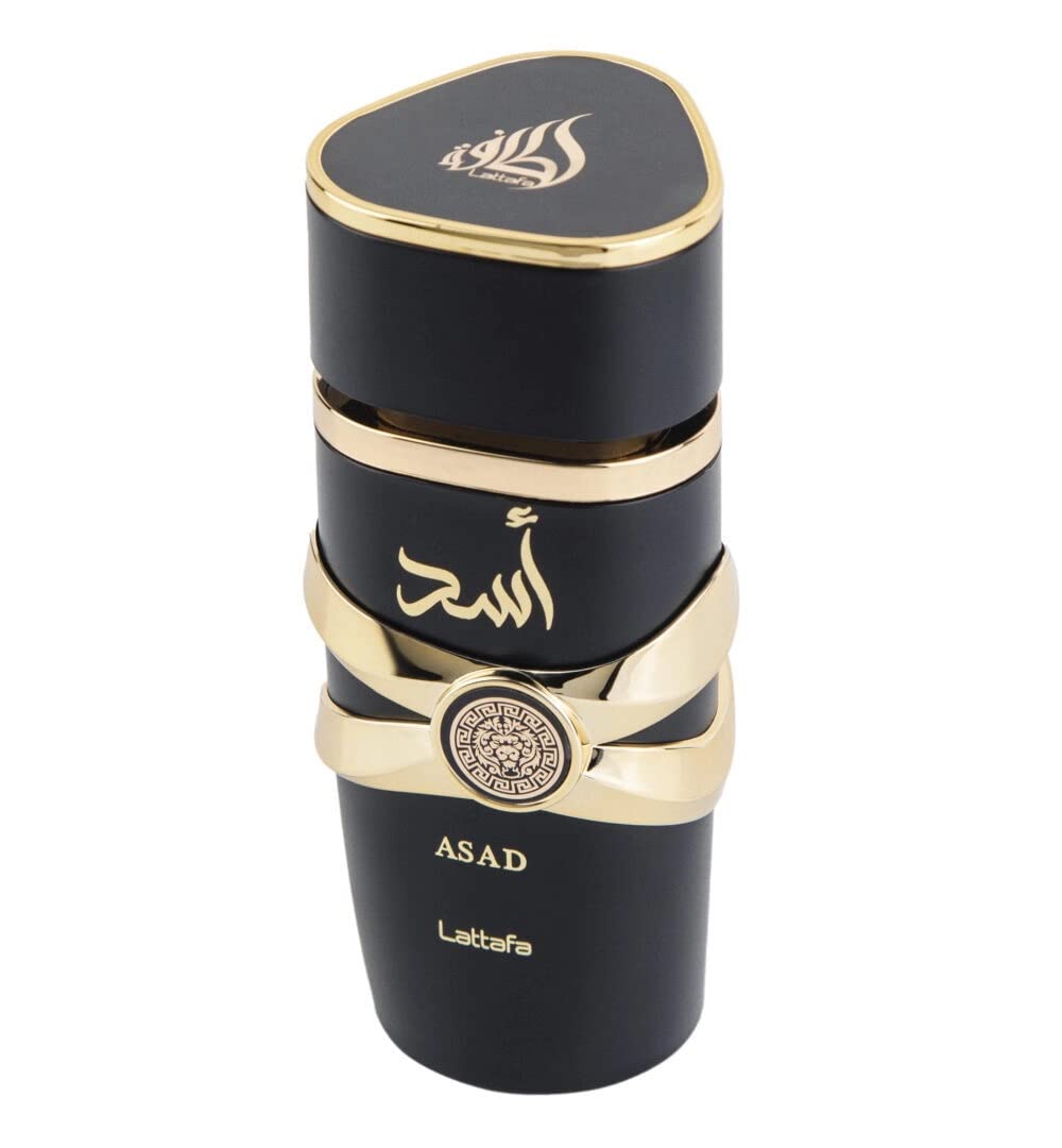 Asad  Eau de Parfum Spray, 3.4 Ounce by Lattafa