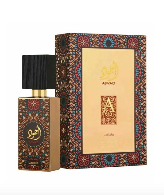 Ajwad by Lattafa,  Eau de Parfum Spray for Women, 3.4 Oz