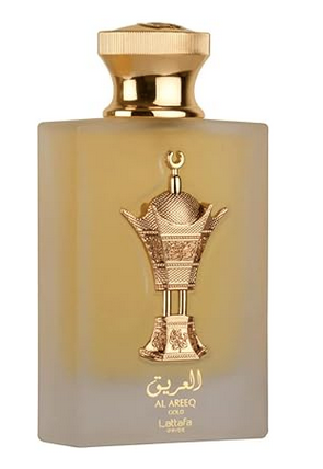 Lattafa Al Areeq Gold Eau De Parfum Spray for Unisex, 3,4 Ounce