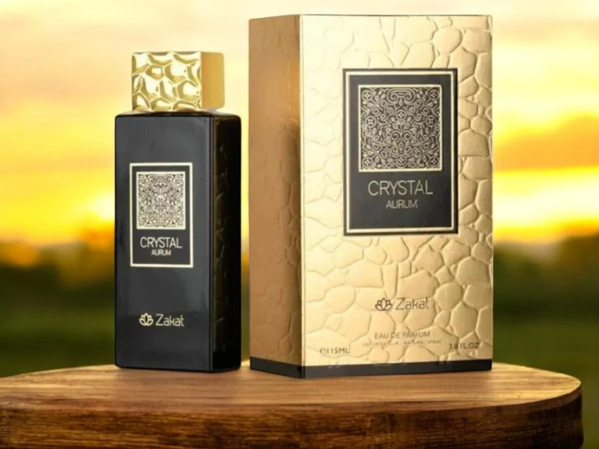 Crystal Aurum Eau de Parfum 3.8 Oz for Man by Zakat
