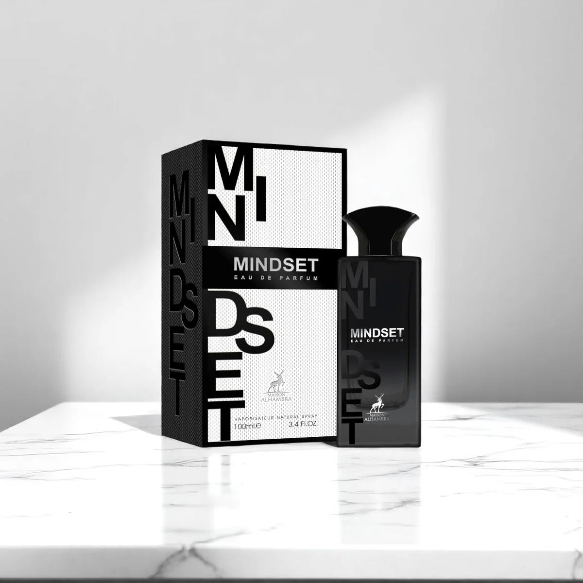 Mindset Eau De Parfum for Men 3,4 Oz by Maison Alhambra