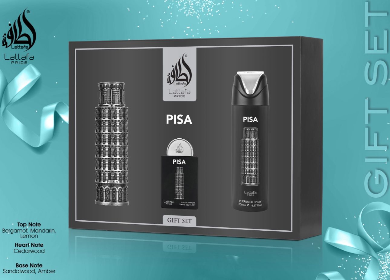 Pisa Giftset -3pc by Lattafa Pride