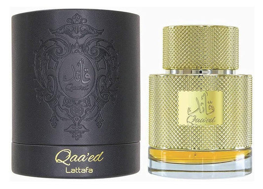 Qaa'ed for Unisex Eau de Parfum Spray, 3.4 Ounce by Lattafa