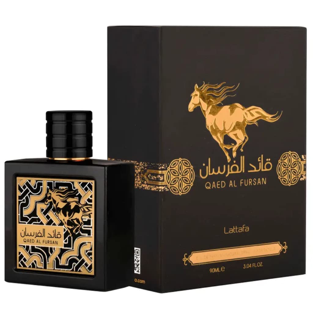 Qaed Al Fursan for Unisex Eau de Parfum Spray, 3 Ounce by Lattafa