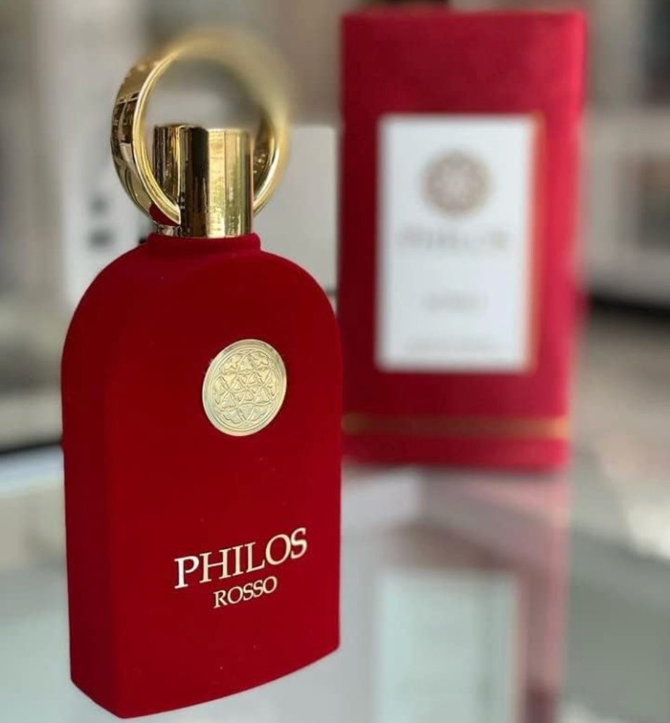 Philos Rosso Eau De Parfum Spray for Unisex, 3.4 Oz by Maison Alhambra