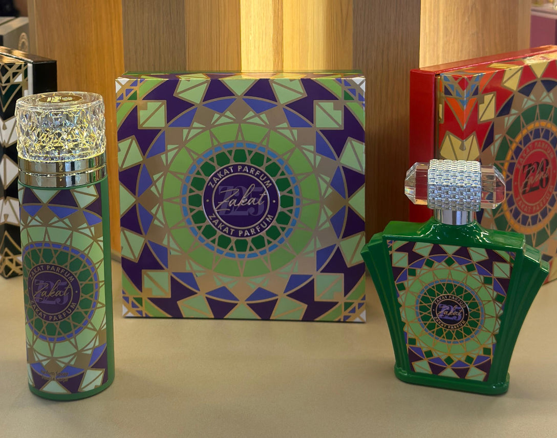 Z25 Eau De Parfum 3.4Oz by Zakat + Body spray gift