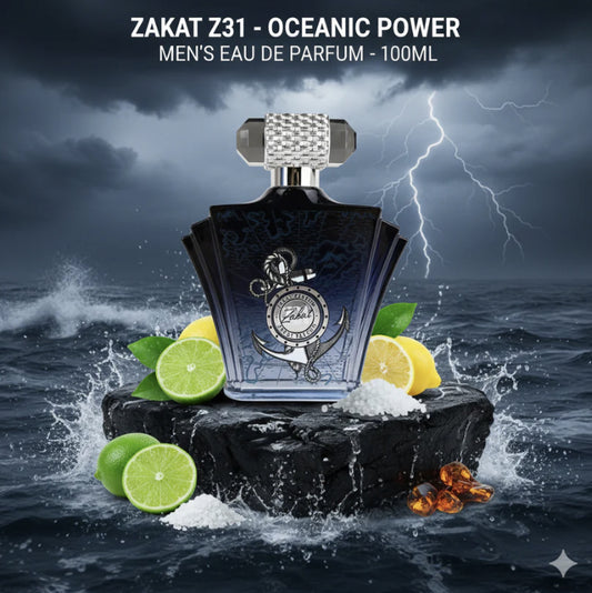 Z31 3.4 oz Eau de Parfum by Zakat + Body Spray gift