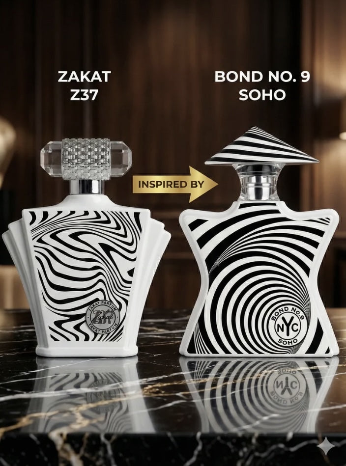 Z37 3.4 oz Eau de Parfum by Zakat + Body Spray gift