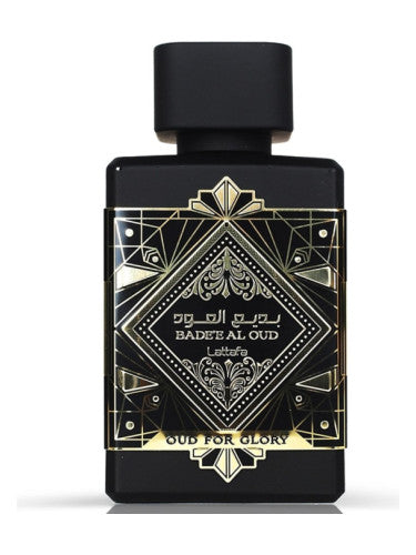 Bade'e Al Oud, Oud for Glory Black for Unisex Eau de Parfum Spray, 3.4 Ounce from Lattafa