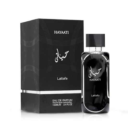 Hayaati Eau de Parfum Spray for Men, 3.4 Oz by Lattafa