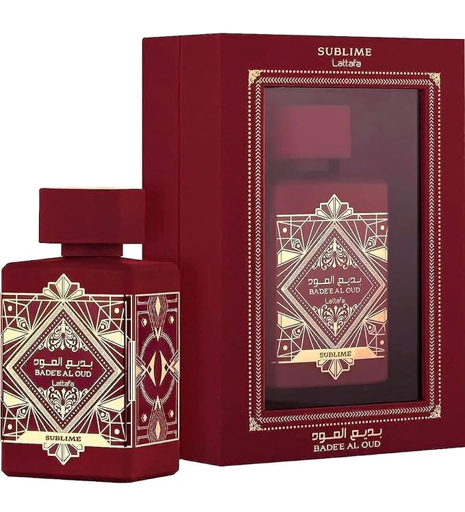 Badee Al Oud Sublime Eau de Parfum Spray for Unisex, 3.4 Ounce by Lattafa