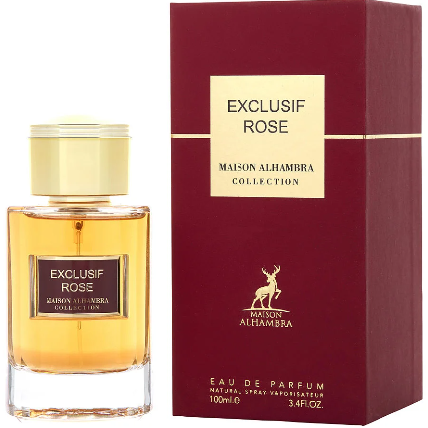 Exclusif Rose women Eau De Parfum Spray 3.4 oz by Maison Alhambra