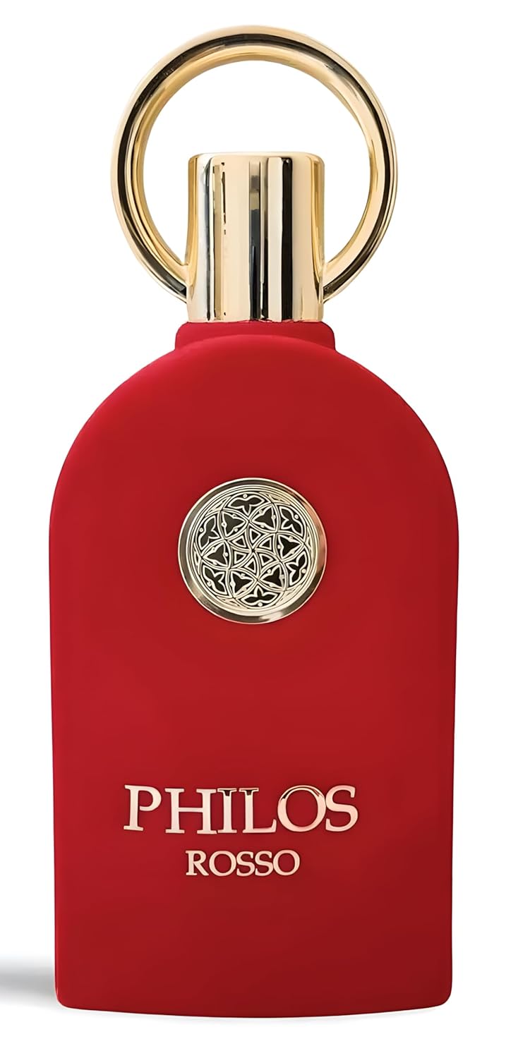 Philos Rosso Eau De Parfum Spray for Unisex, 3.4 Oz by Maison Alhambra