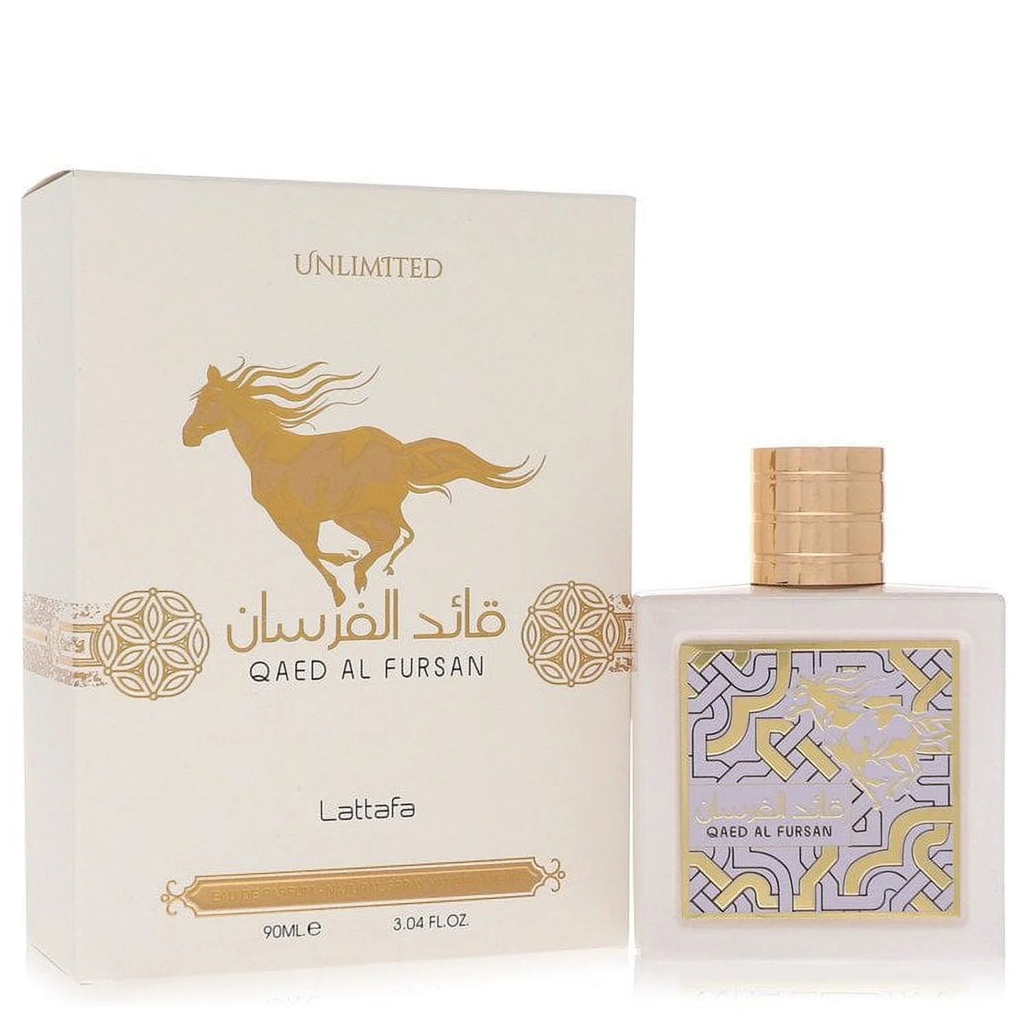 Qaed Al Fursan Unlimited Eau de Parfum Spray for Unisex, 3.4 Oz by Lattafa