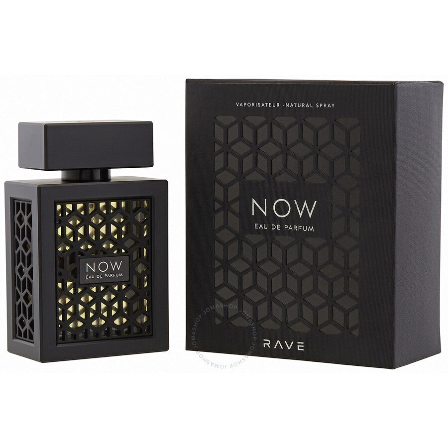 Rave Now Black Parfum Spray for Men, 3.4 Ounce Lattafa