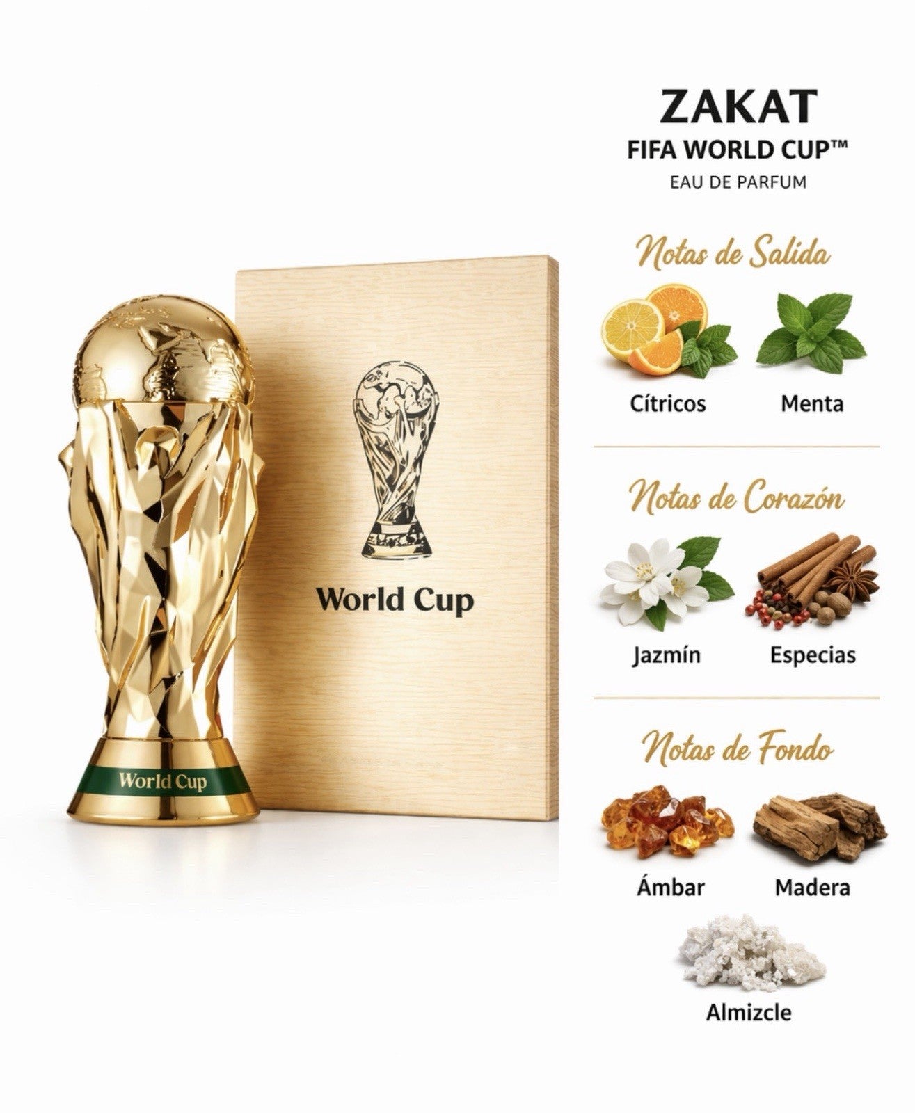 Zakat World Cup 80 ML EDP Green