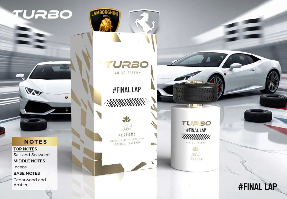 Zakat Turbo Final Lap eau de parfum 3.4floz/100ml for men