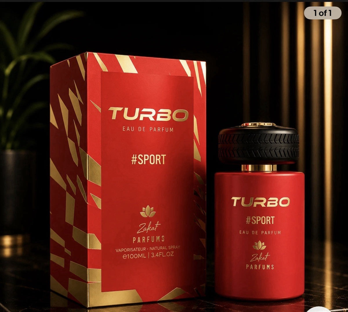 Zakat Turbo Sport eau de parfum 3.4floz/100ml for men